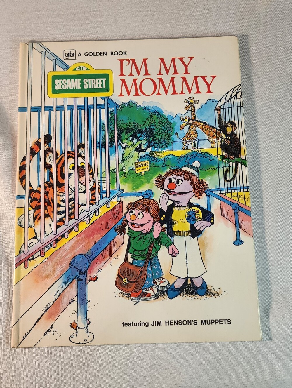Sesame Street Golden Book 1976 I'm My Mommy/I'm My Daddy Hardcover Book Muppets